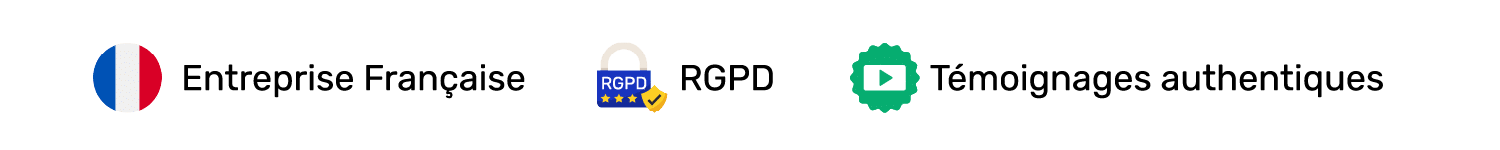 Entreprise française respectant les normes RGPD.